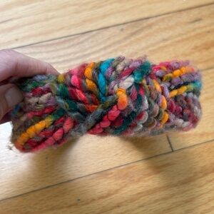 Lele Sadoughi Mixed Yarn Knotted Headband